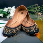 Black Embroidered Khussa