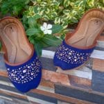 Casual Blue Khussa For Her