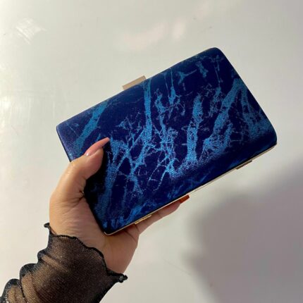 blue clutch for her