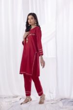 red 2 pc dress for her