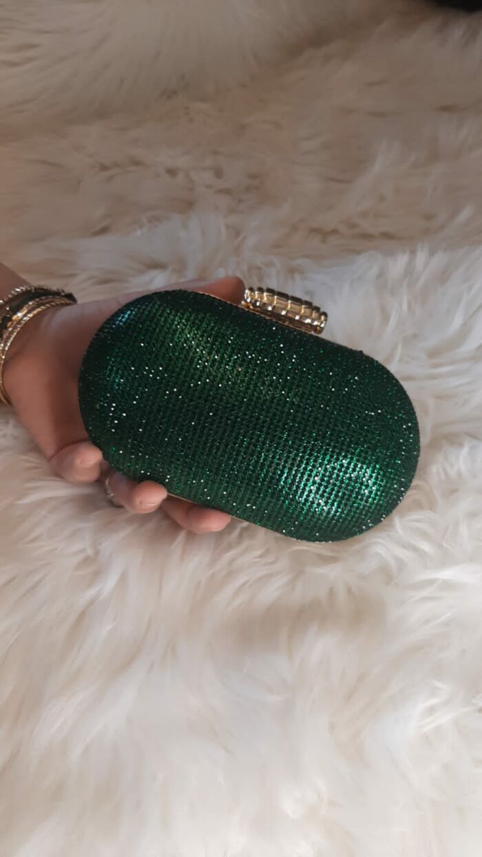 green clutch for her