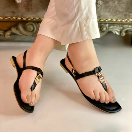 Black Sandals For Her