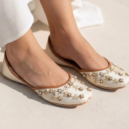 White Khussa For Her-2277