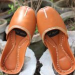 Plain Brown Khussa For Her