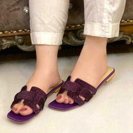 purple flats for her