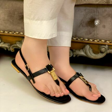 Black Sandals by SNF