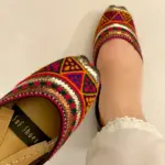 Rangeen Radiance Multicolor Traditional Khussa 287