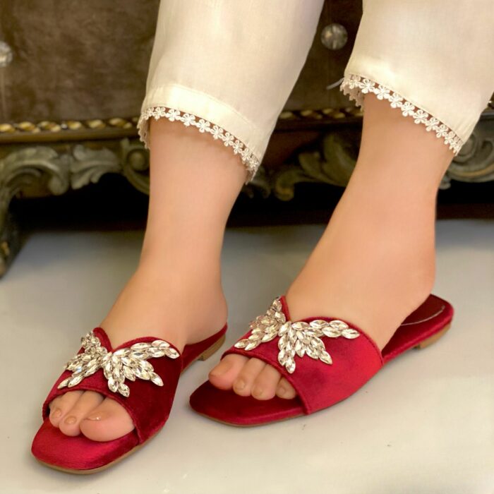 red slippers for her