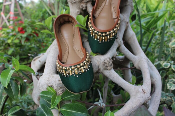 green khussa for her