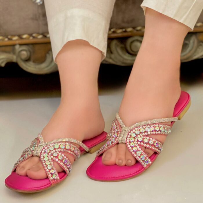 pink flats by snf