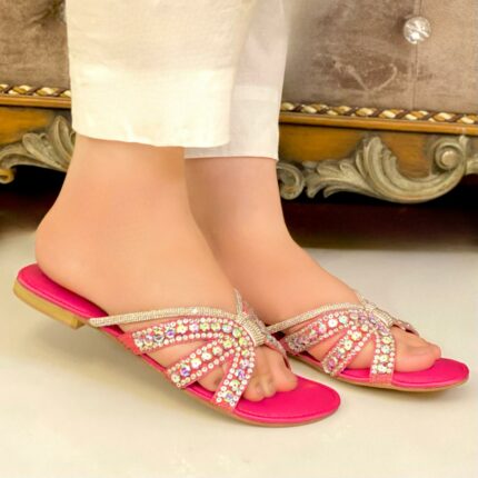 pink flats by snf