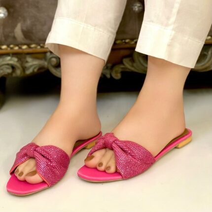 pink shimmery flats for her