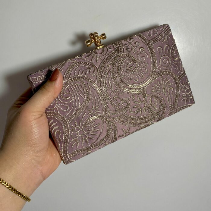 lilac clutch for her