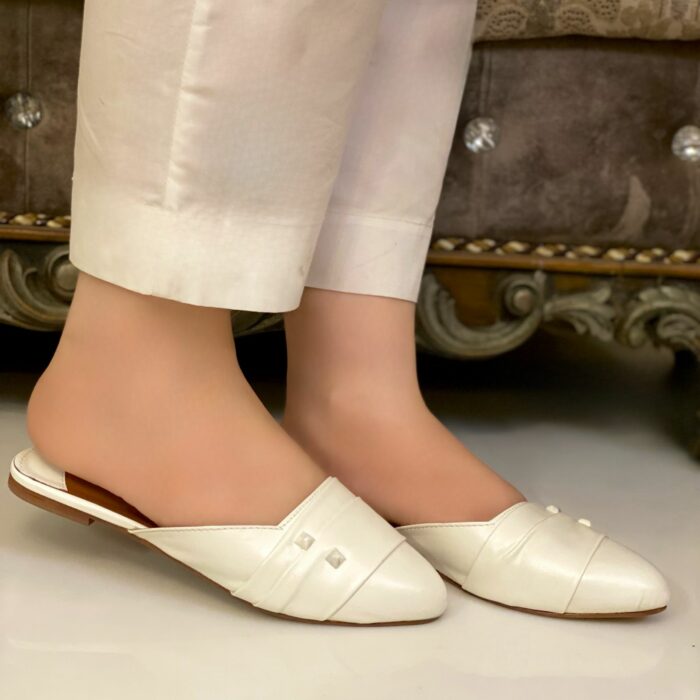 White Mules For Her