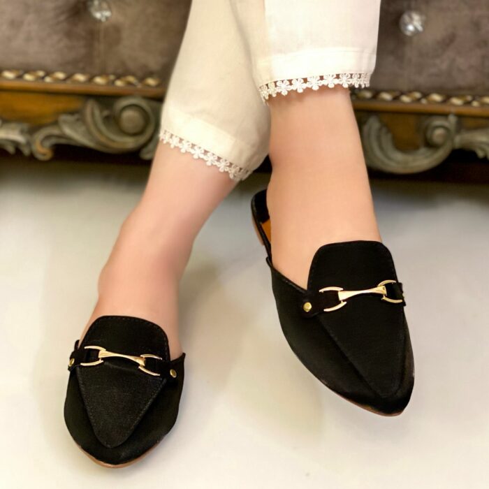 Black Mules For Her