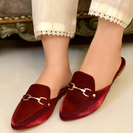 Maroon Mules For Her