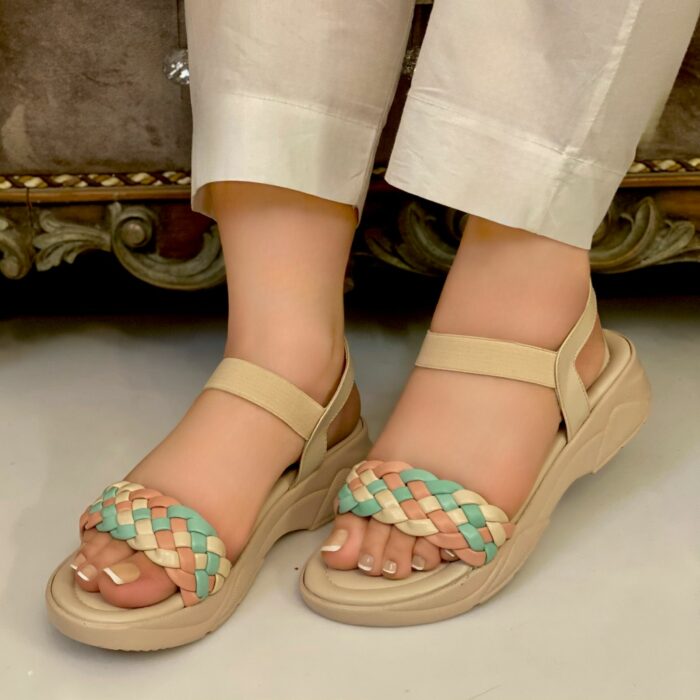 beige sandals for her