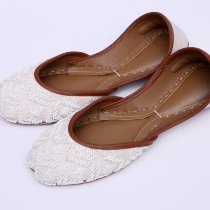 White khussa for women