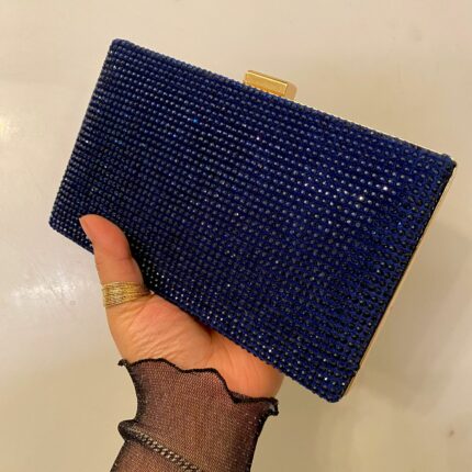 blue clutch for her