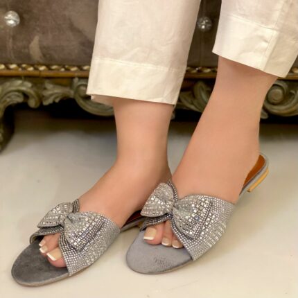 silver flats for her