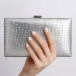The Crocodile Silver Clutch For Her
