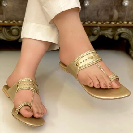 Golden Flats For Her-3393