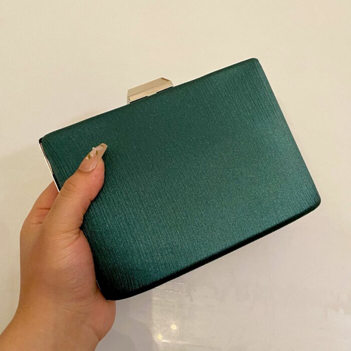 green clutch for her