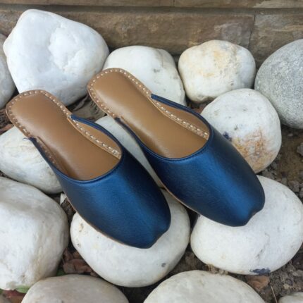 Khussa Slipper In Blue