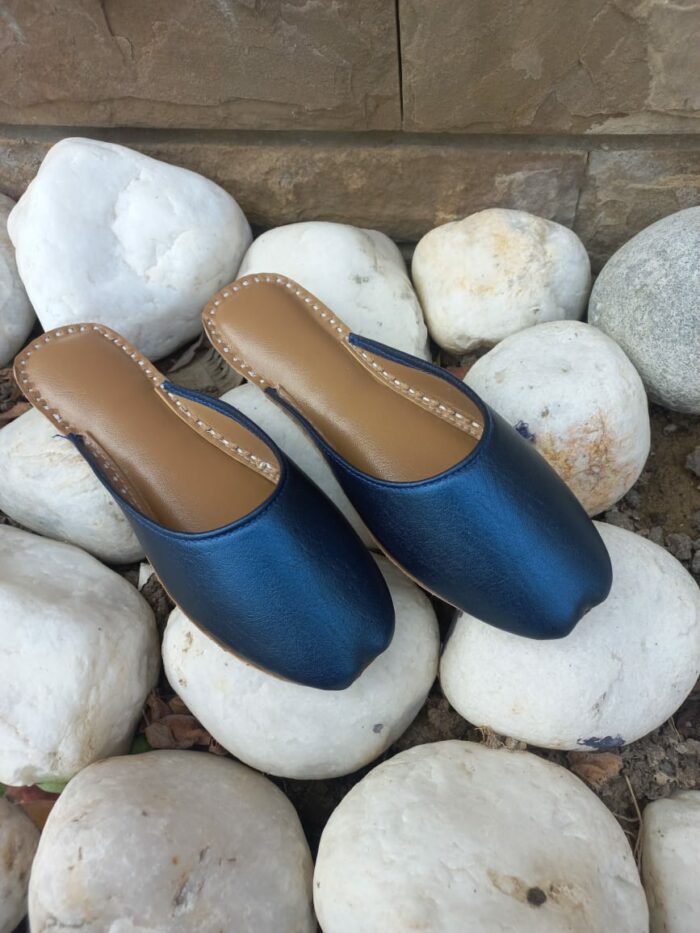 Khussa Slipper In Blue