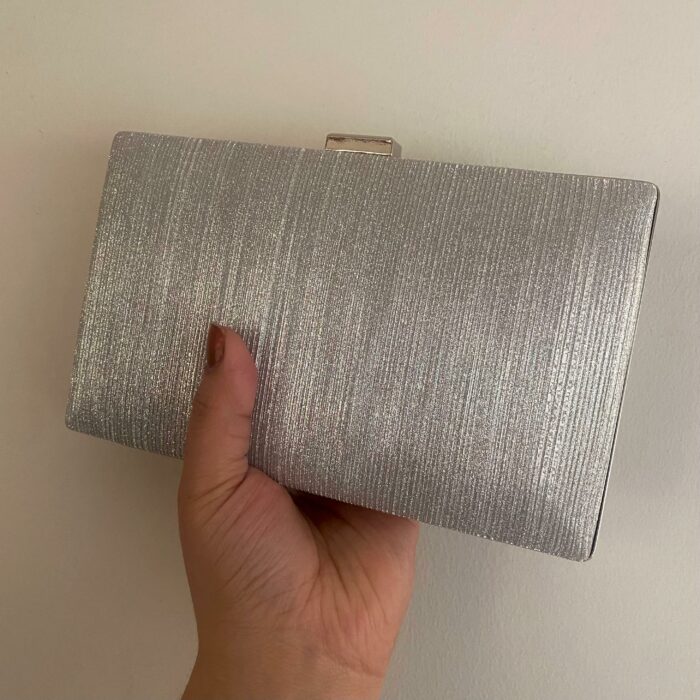 Silver Clutch For Her-Cl-133