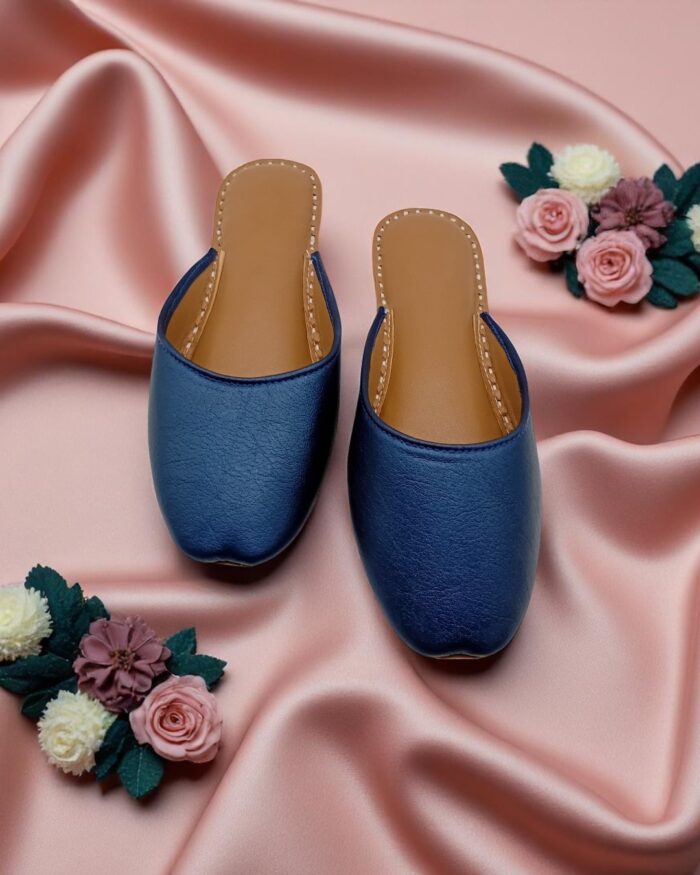 Khussa Slipper In Blue