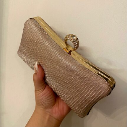 Peach Clutch For Her