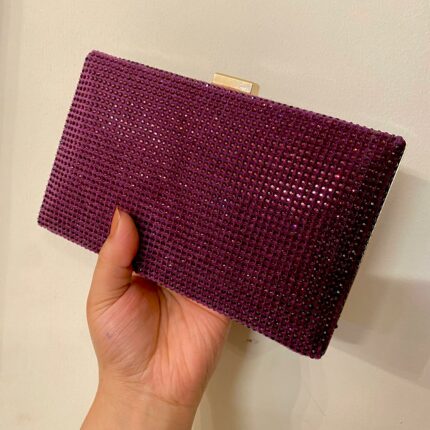 Bridal Clutch In Purple