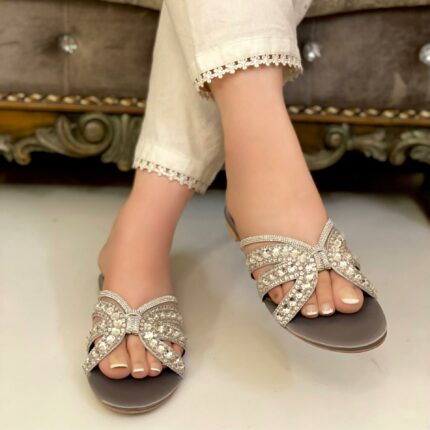 silver flats for her