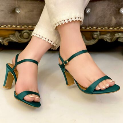 green heels for her