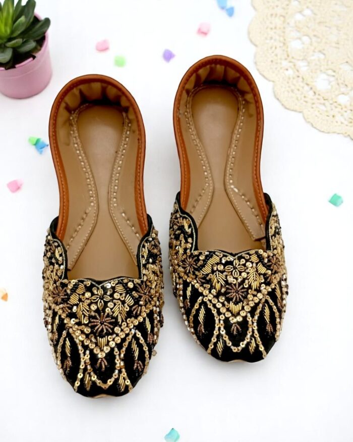 Black Khussa For Her-2458