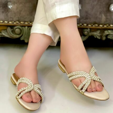 pearls flats for her