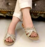 golden flats for her