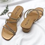 golden heels for her