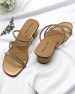 golden heels for her