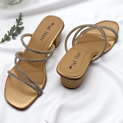golden heels for her