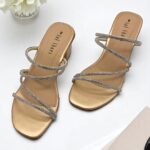 golden heels for her
