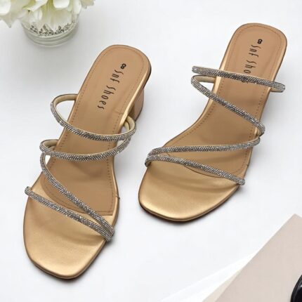 golden heels for her