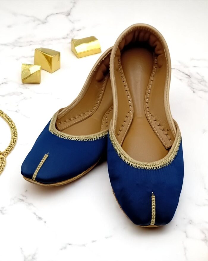 Casual Blue Khussa For Her