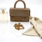 The Classic Top-Handle Chain Bag In Beige