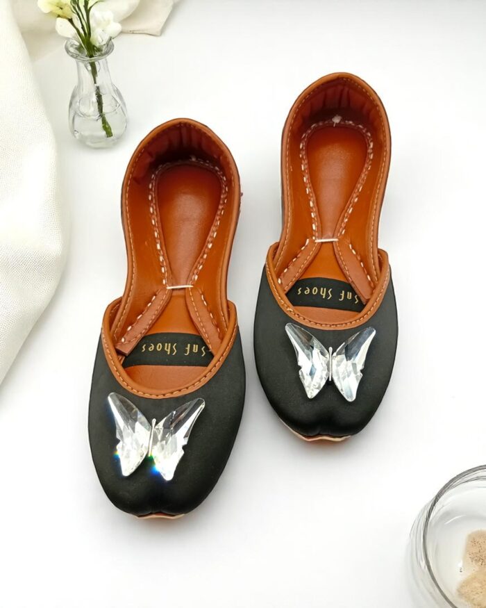 Enchanted Butterfly Khuss In Black