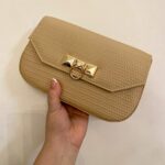 Cross Body Bag In Beige