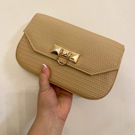 Cross Body Bag In Beige