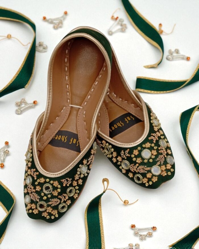 Green Khussa For Her