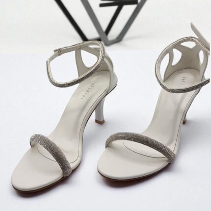 white heels for her